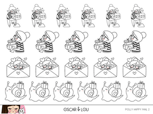 Mini Sheet  - Polly Happy Mail 2