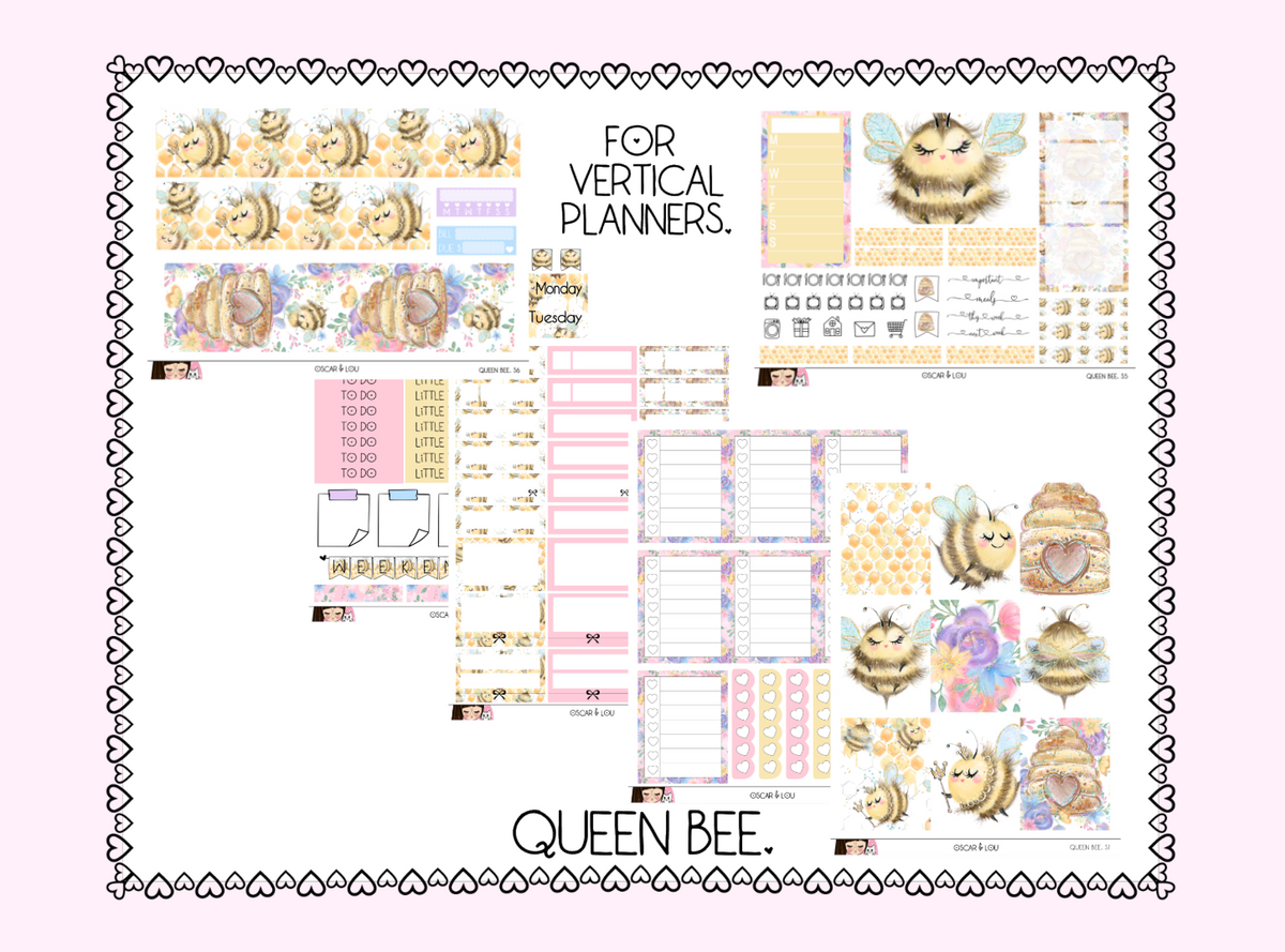 Vertical Sticker Kit - Queen Bee – Oscar & Lou
