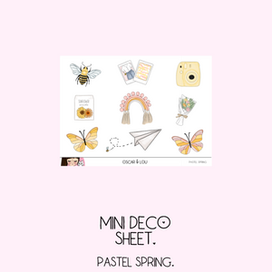Mini Sheet  - Pastel Spring