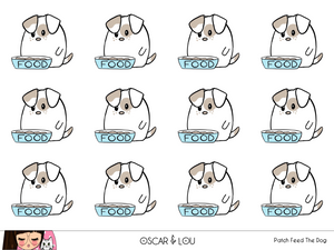 Mini Sticker Sheet  - Patch Feed The Dog