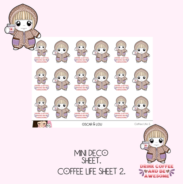 Mini Sheet  - Coffee Life
