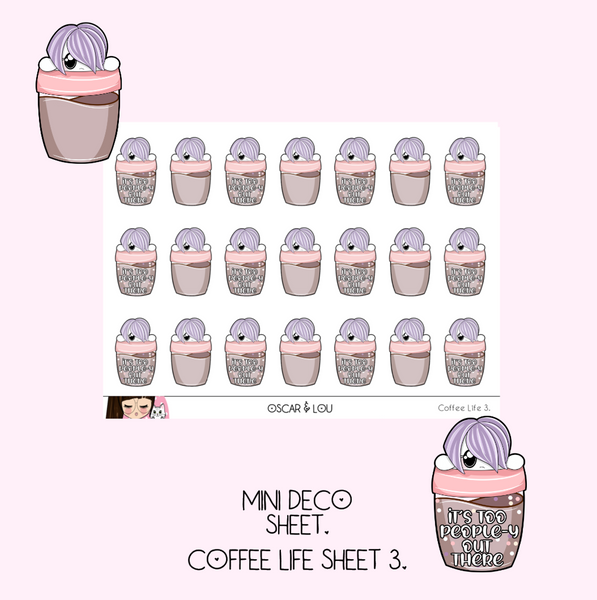 Mini Sheet  - Coffee Life