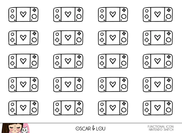 Mini Sheet  - Neutral Heart Planner Icons Set 2