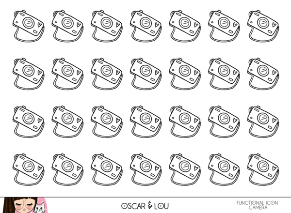 Mini Sheet  - Neutral Heart Planner Icons Set 1