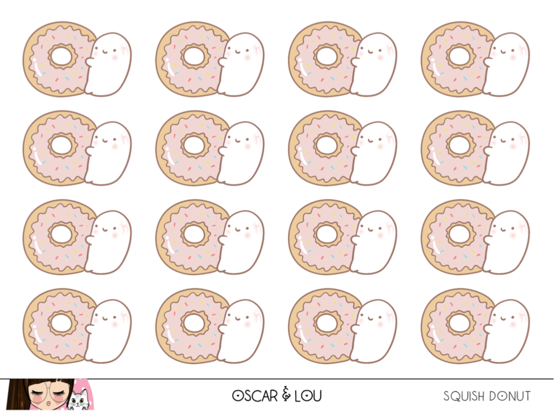 Mini Sheet  - Squish Donut