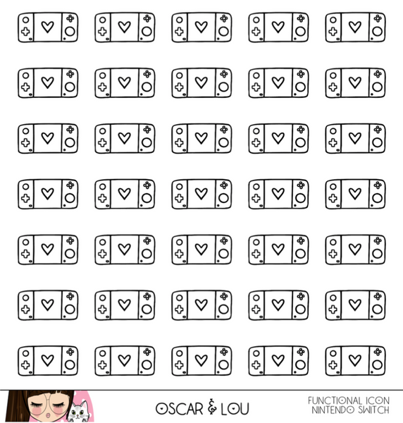 Lil Mini Sheet  - Neutral Heart Planner Icons Set 2