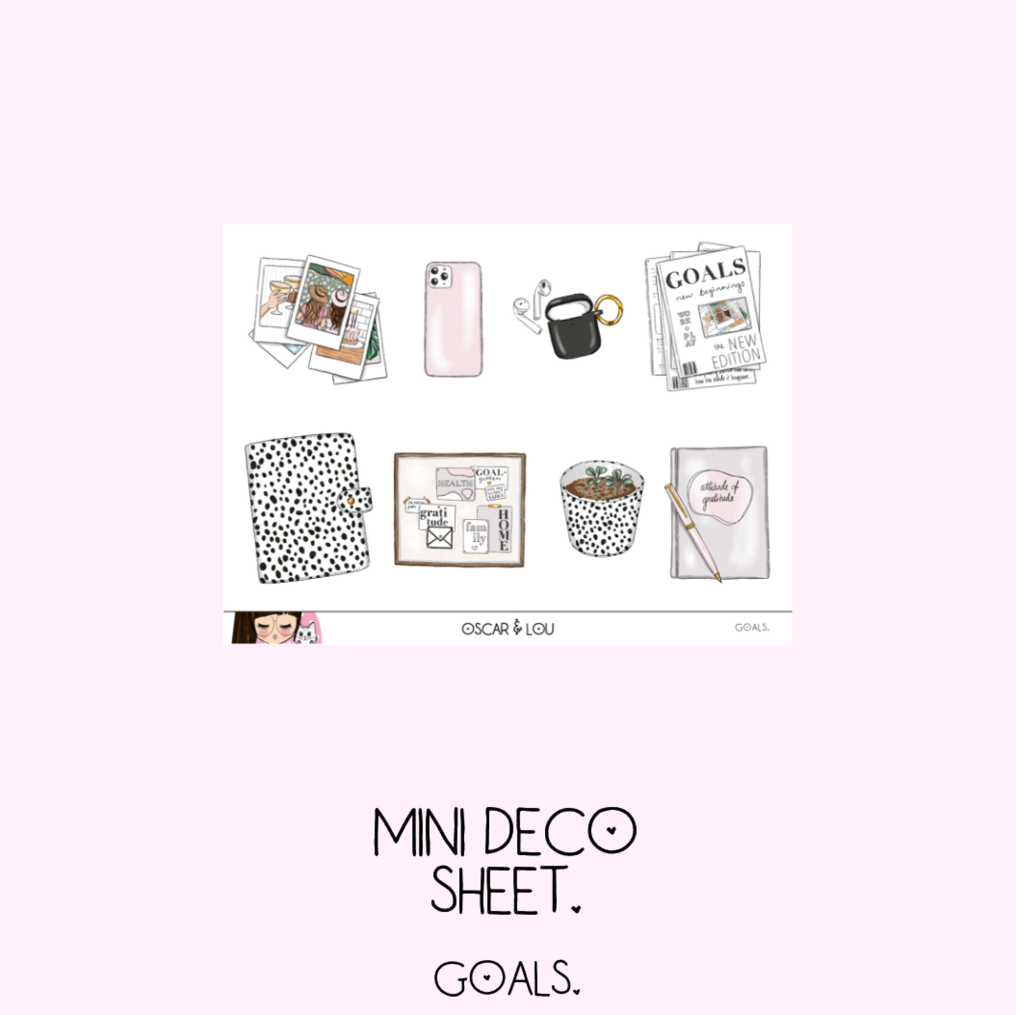 Mini Sheet  - Goals