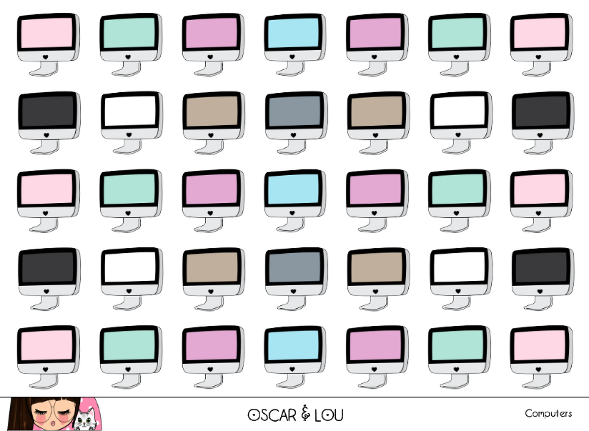 Mini Sheet - Computers – Oscar & Lou
