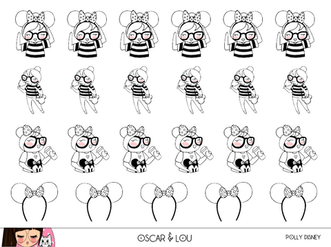 Mini Sheet  - Polly Disney